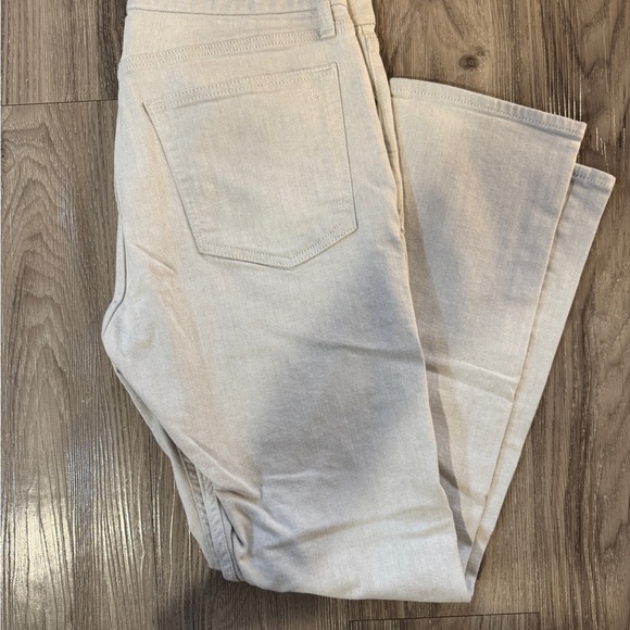 rag & bone Men's Slim Straight Jeans in Light Cream